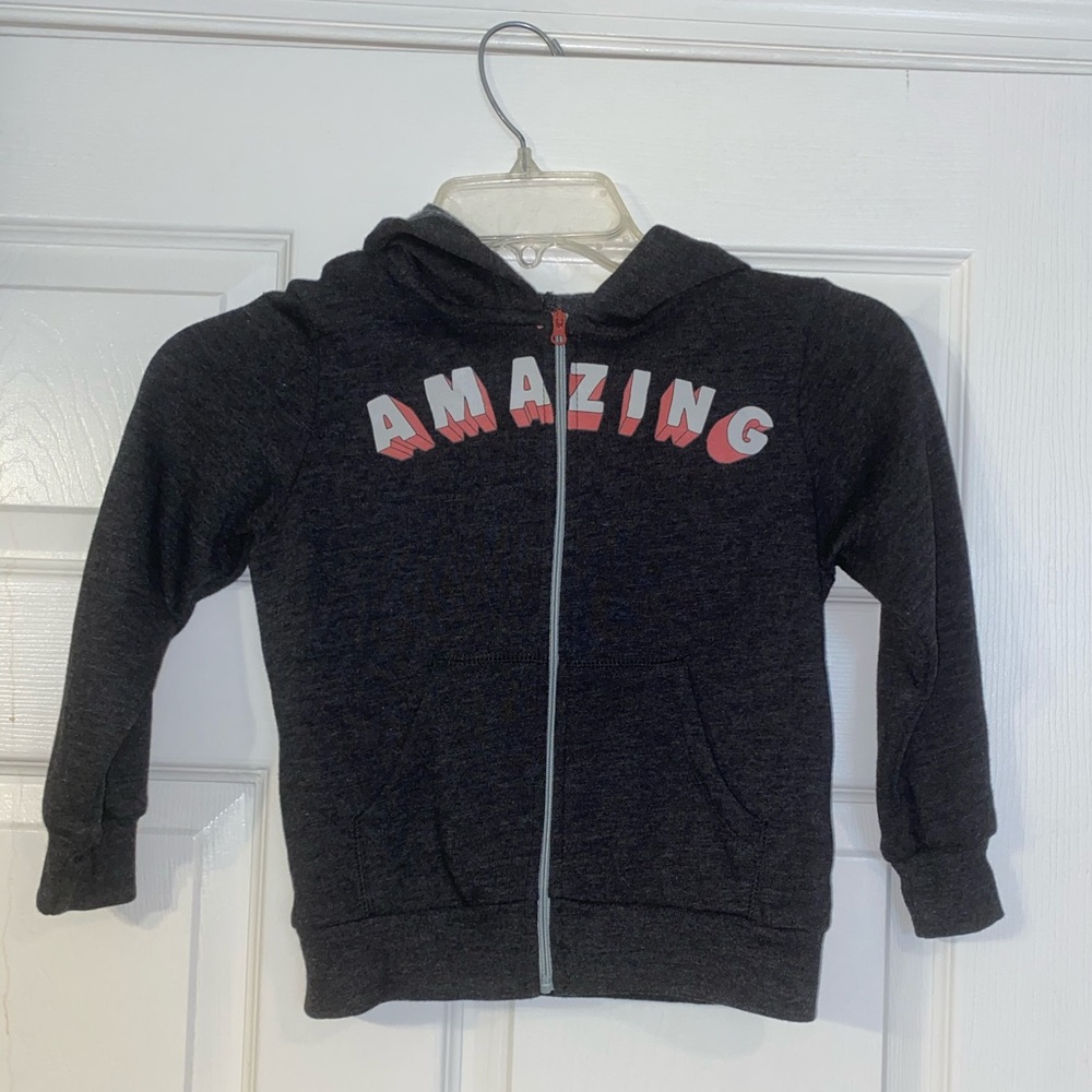 Marvel Amazing Spider-Man Grey Hoodie Boy Size 4T